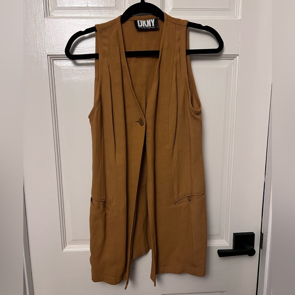 Vintage DKNY long vest